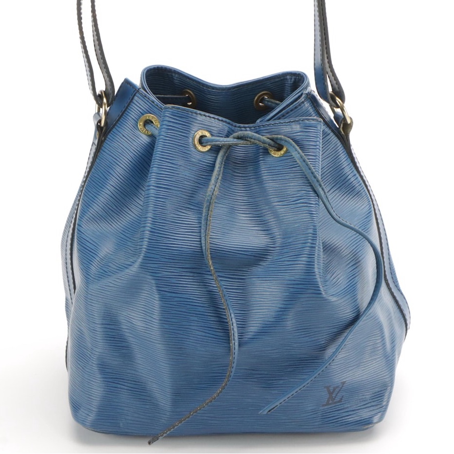 Louis Vuitton Petit No Bucket Bag In Toledo Blue Epi Leather